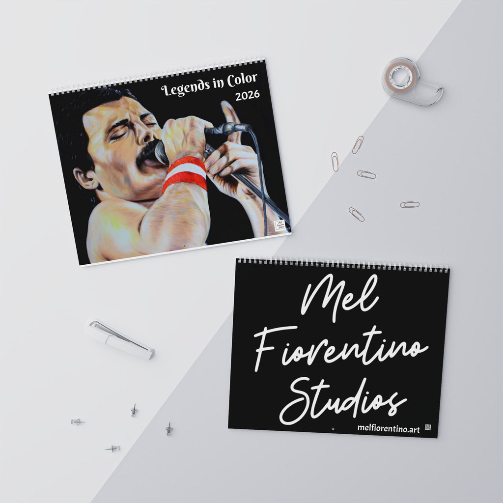 Legends in Color 2026 Wall Calendar