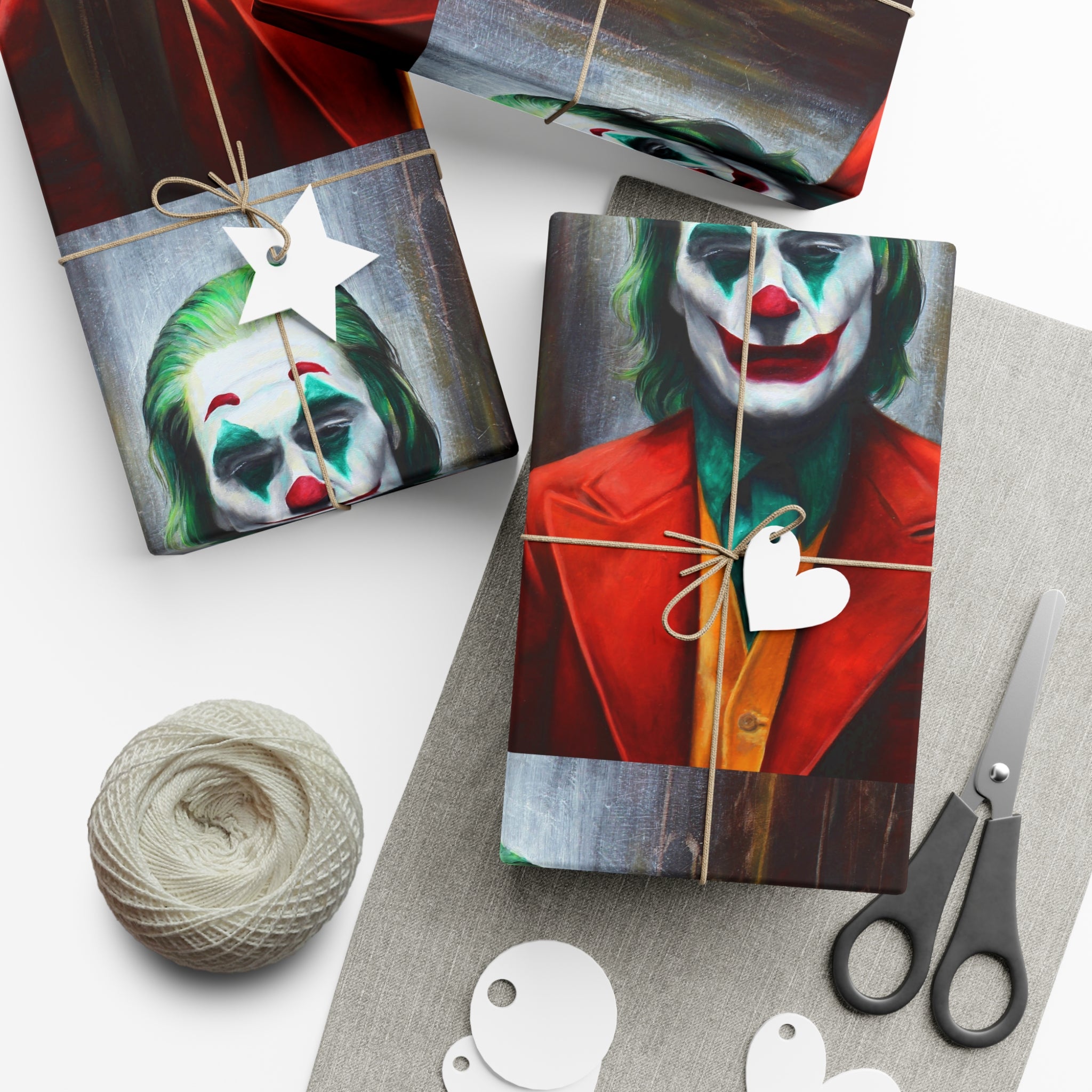 The Joker Gift Wrap Papers by Mel Fiorentino