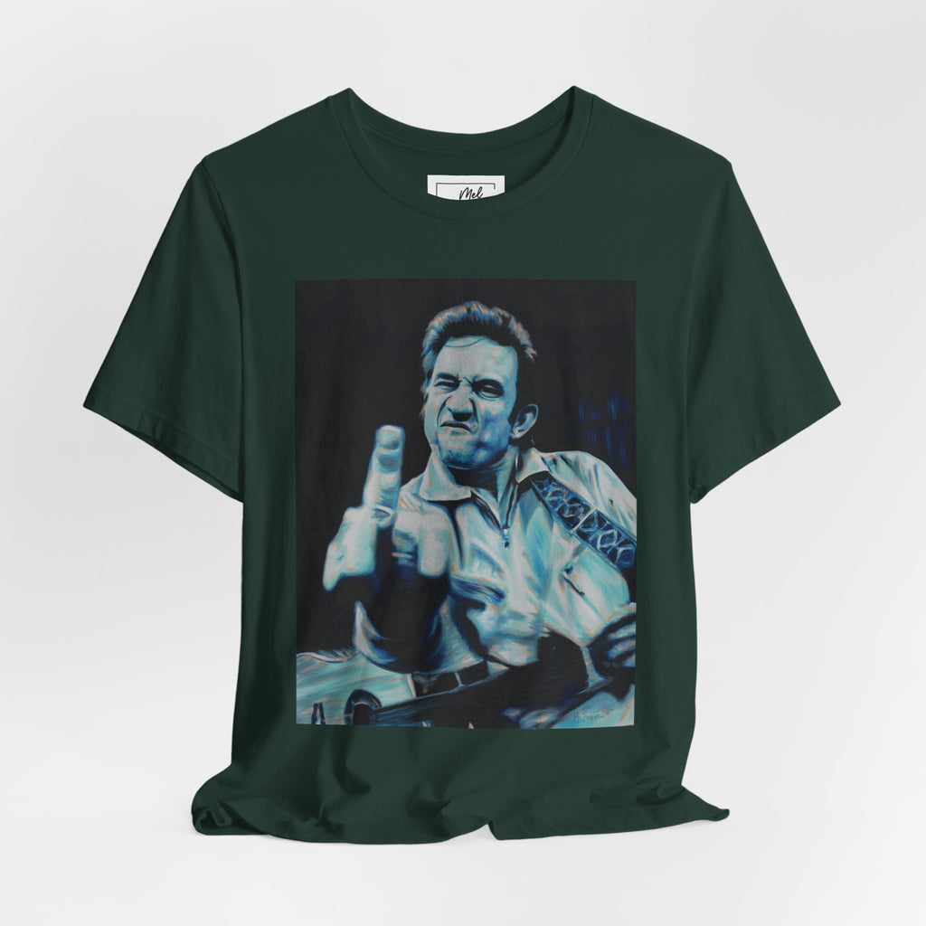 Folsom Prision Blues Johnny Cash Unisex Jersey Short Sleeve Tee