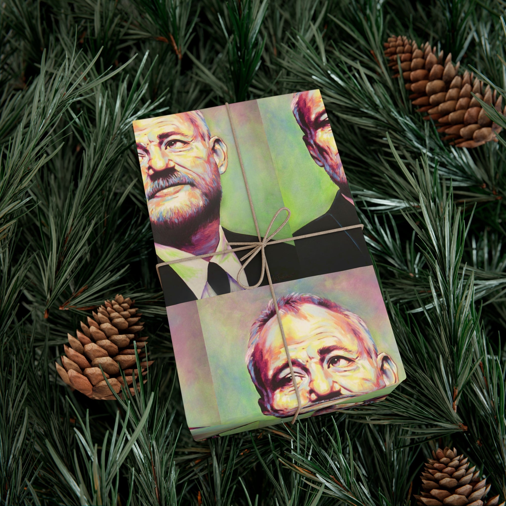 Bill Murray Gift Wrap Papers by Mel Fiorentino