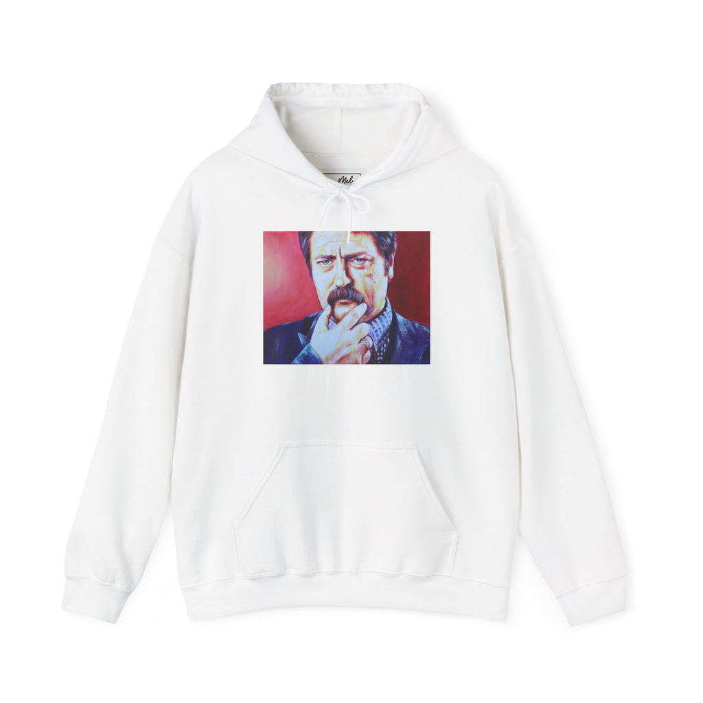 Ron Swanson Unisex Heavy Blend™ Hooded Sweatshirt