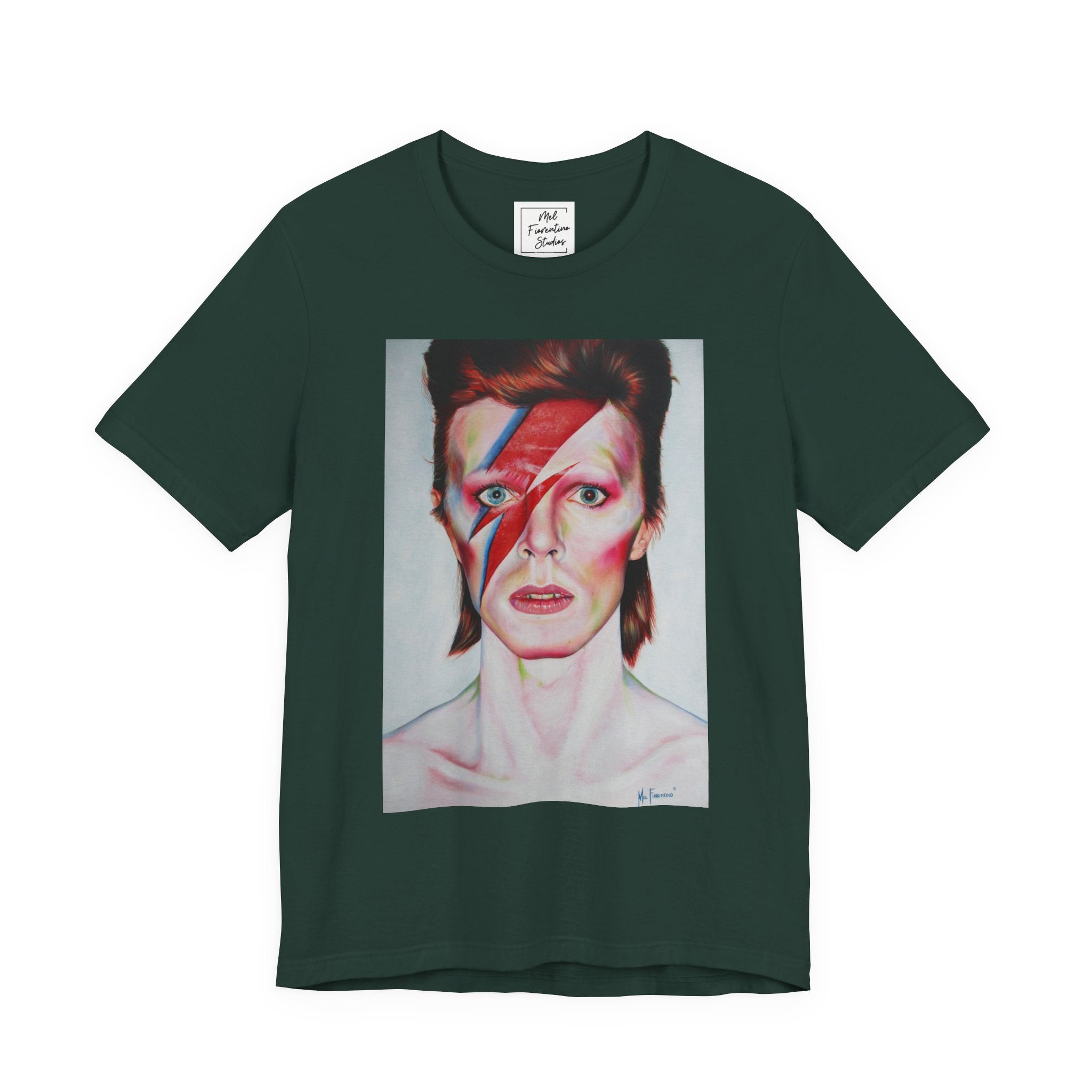 Aladdin Sane David Bowie Unisex Jersey Short Sleeve Tee