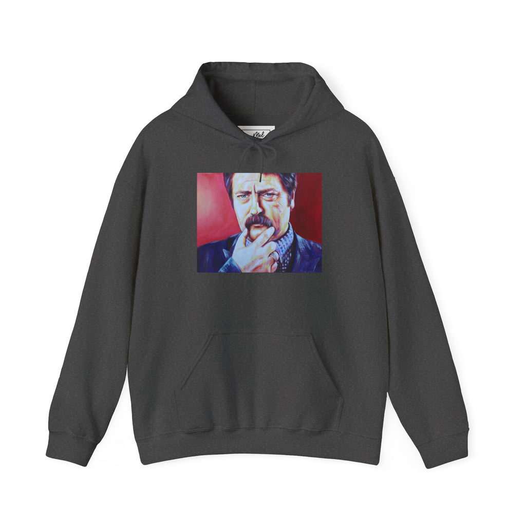 Ron Swanson Unisex Heavy Blend™ Hooded Sweatshirt