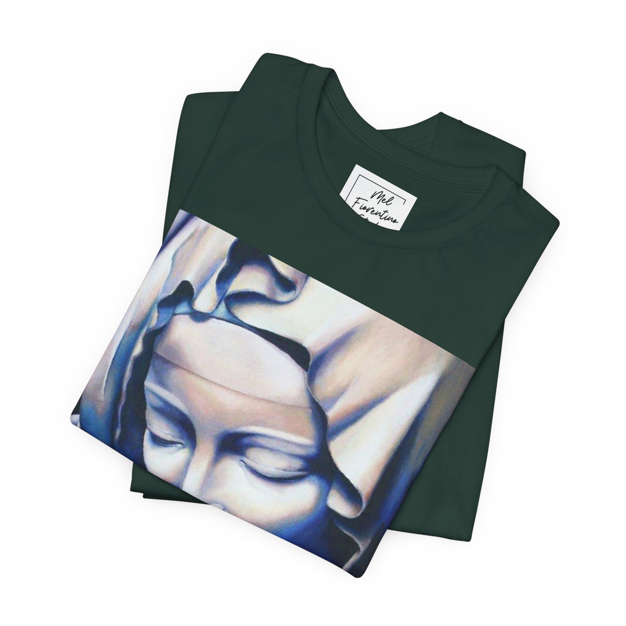Mother Mary Pieta Michelangelo Unisex Jersey Short Sleeve Tee