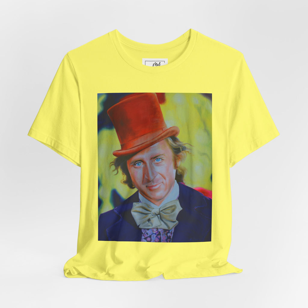 Willy Wonka Gene Wilder Unisex Jersey Short Sleeve Tee