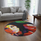 Amy Winehouse Rug by Mel Fiorentino - 60" x 60"