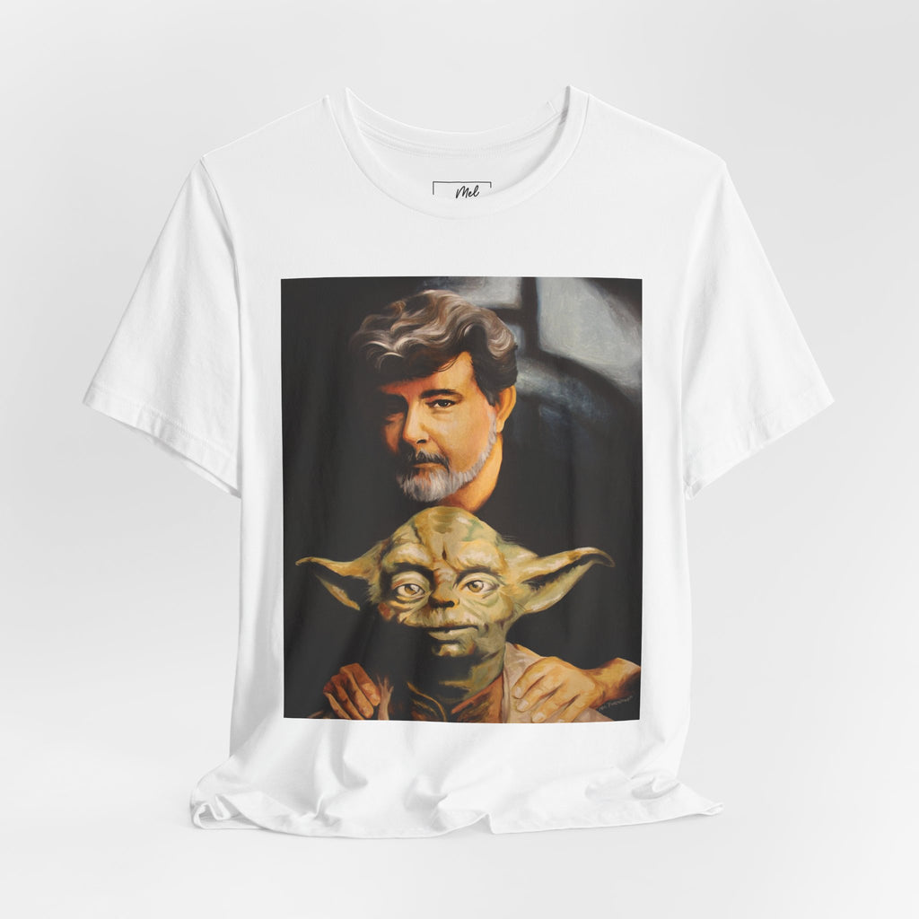 George & Yoda Unisex Jersey Short Sleeve Tee