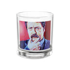 Ron Swanson Rocks Glass, 10oz by Mel Fiorentino