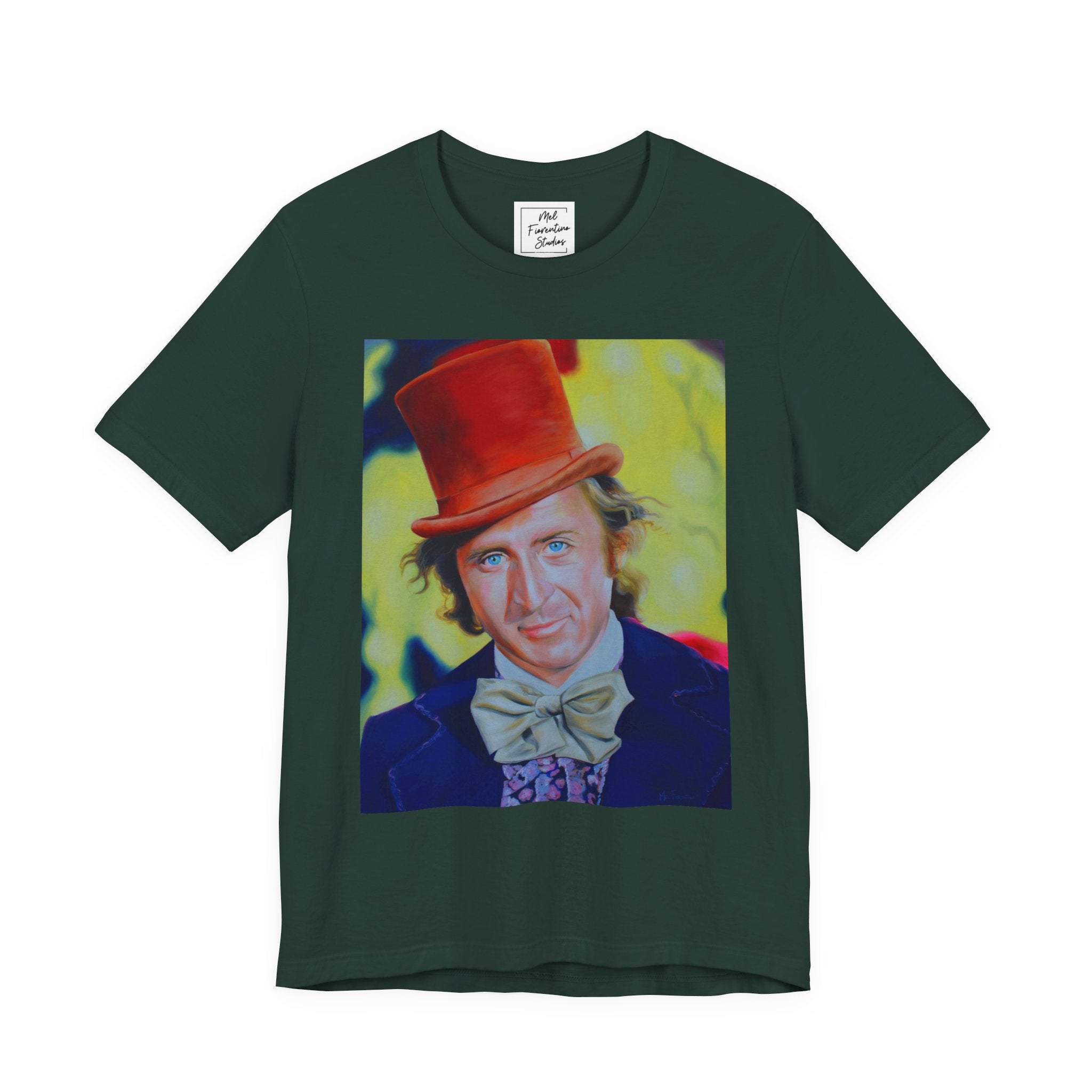 Willy Wonka Gene Wilder Unisex Jersey Short Sleeve Tee