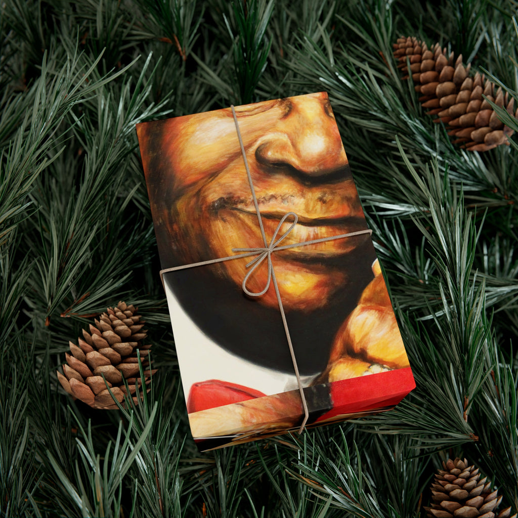 B.B. King Gift Wrap Papers by Mel Fiorentino