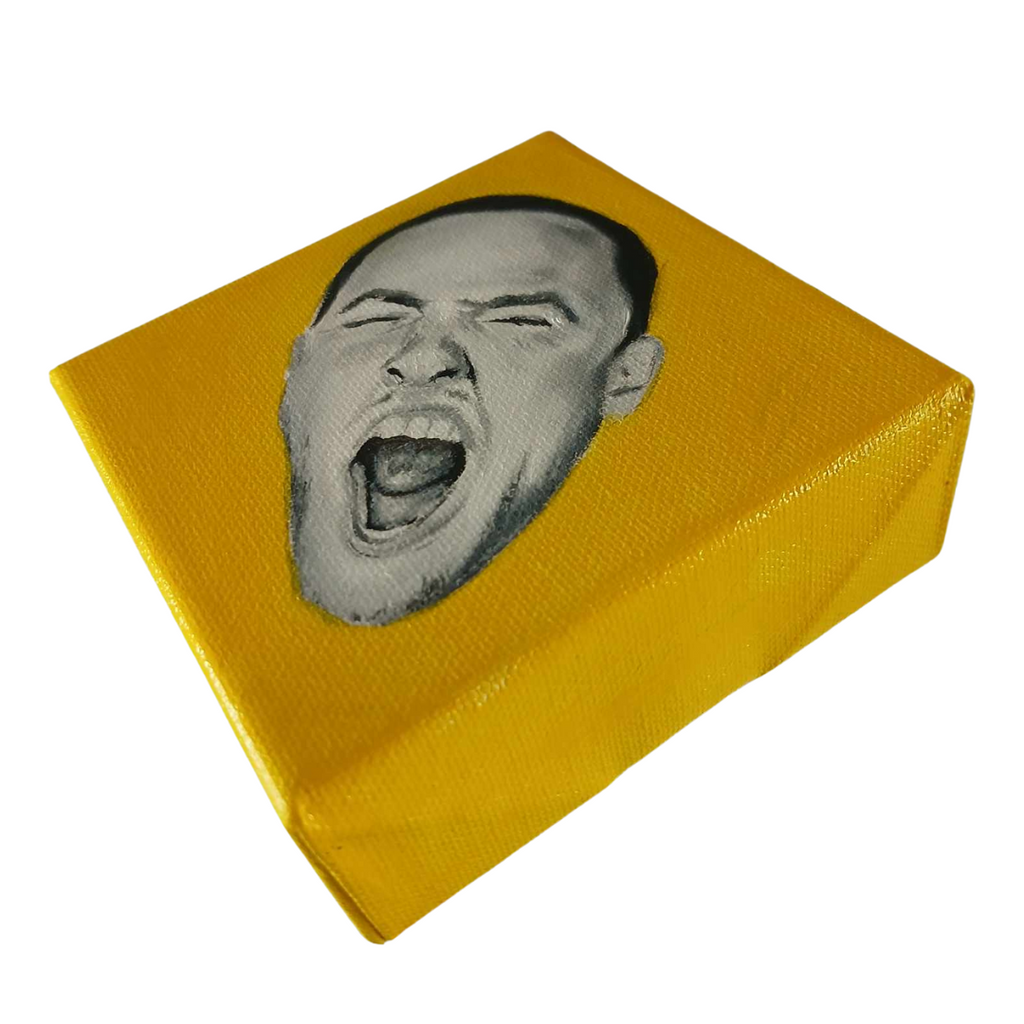 Baby Mac in Yellow Oil Painting