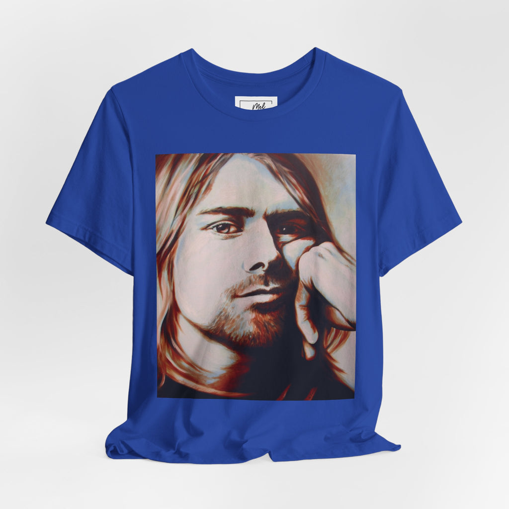 Kurt Cobain Nirvana Unisex Jersey Short Sleeve Tee