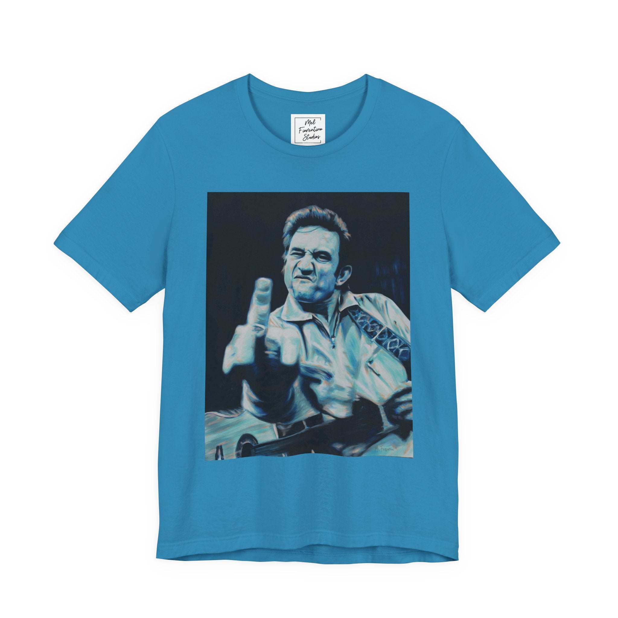 Folsom Prision Blues Johnny Cash Unisex Jersey Short Sleeve Tee