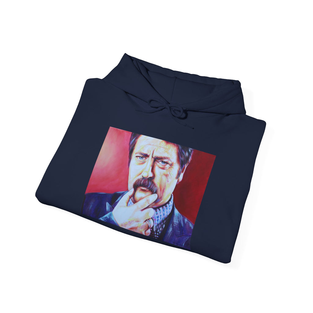 Ron Swanson Unisex Heavy Blend™ Hooded Sweatshirt