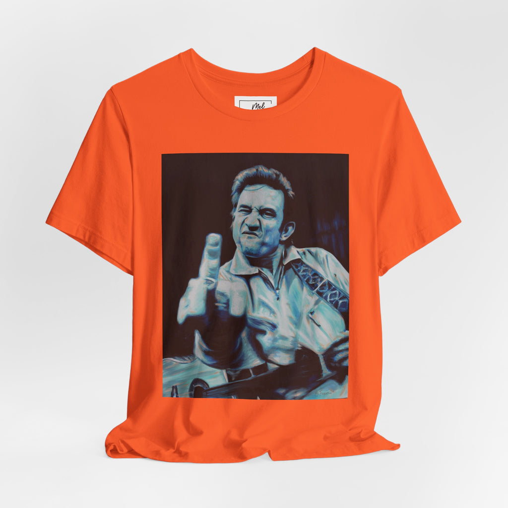 Folsom Prision Blues Johnny Cash Unisex Jersey Short Sleeve Tee