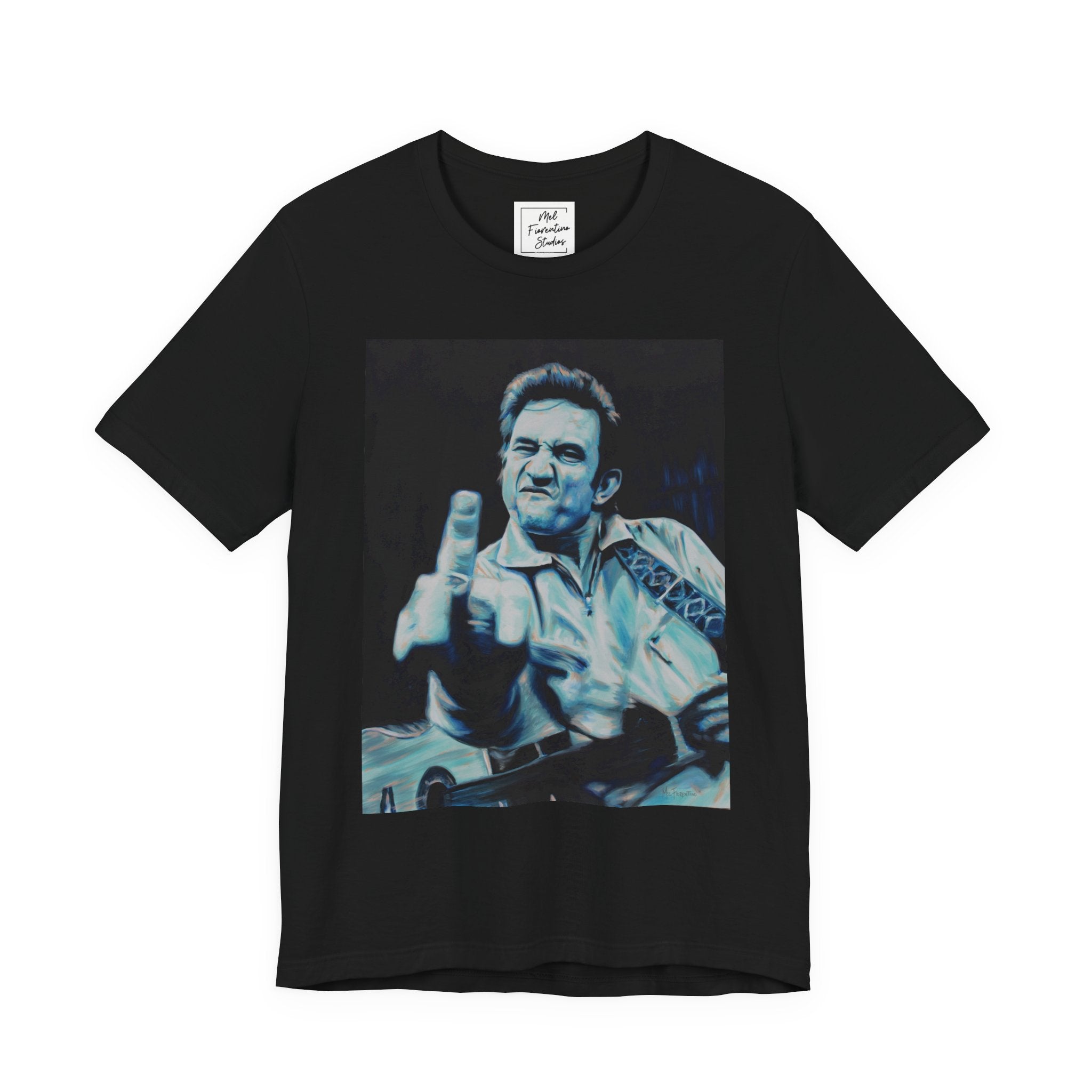 Folsom Prision Blues Johnny Cash Unisex Jersey Short Sleeve Tee