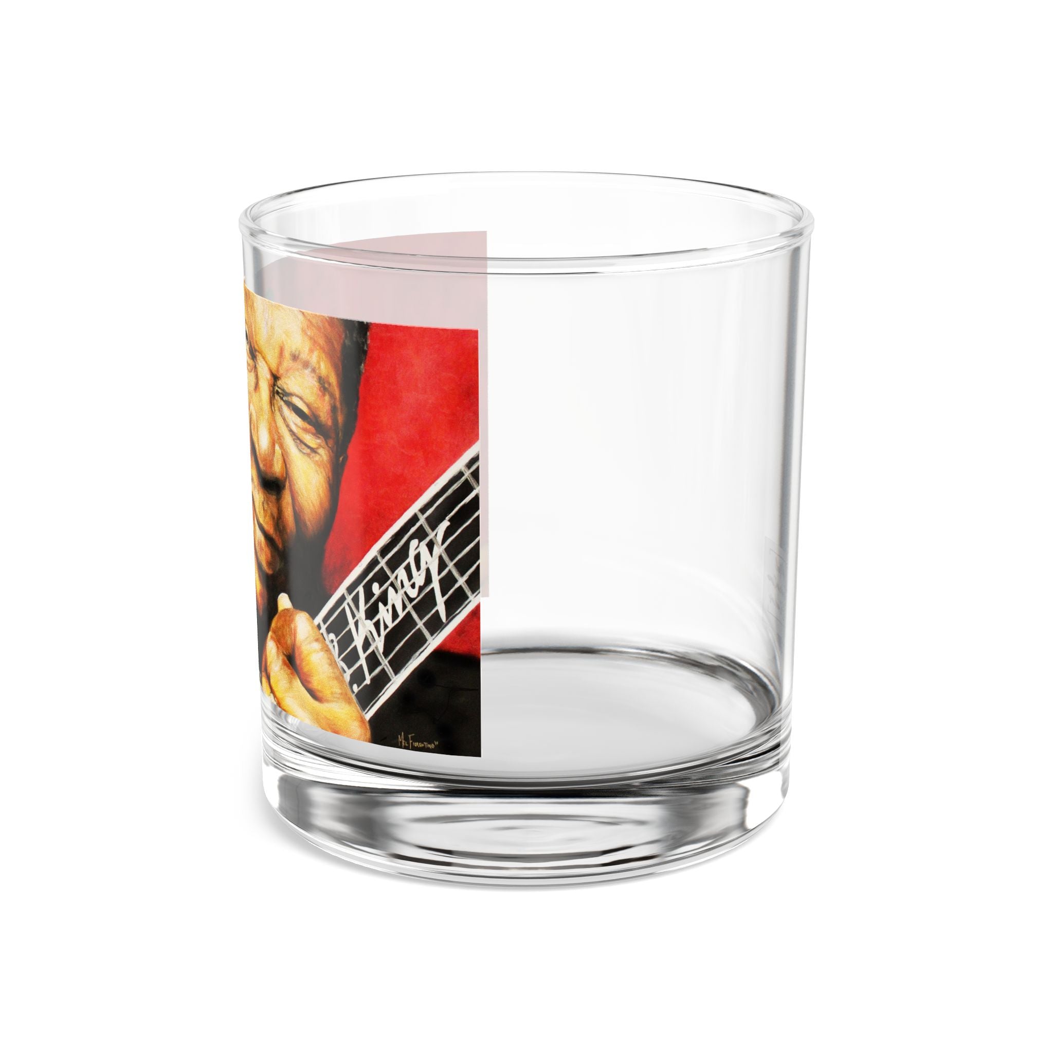 B.B. King Rocks Glass, 10oz by Mel Fiorentino