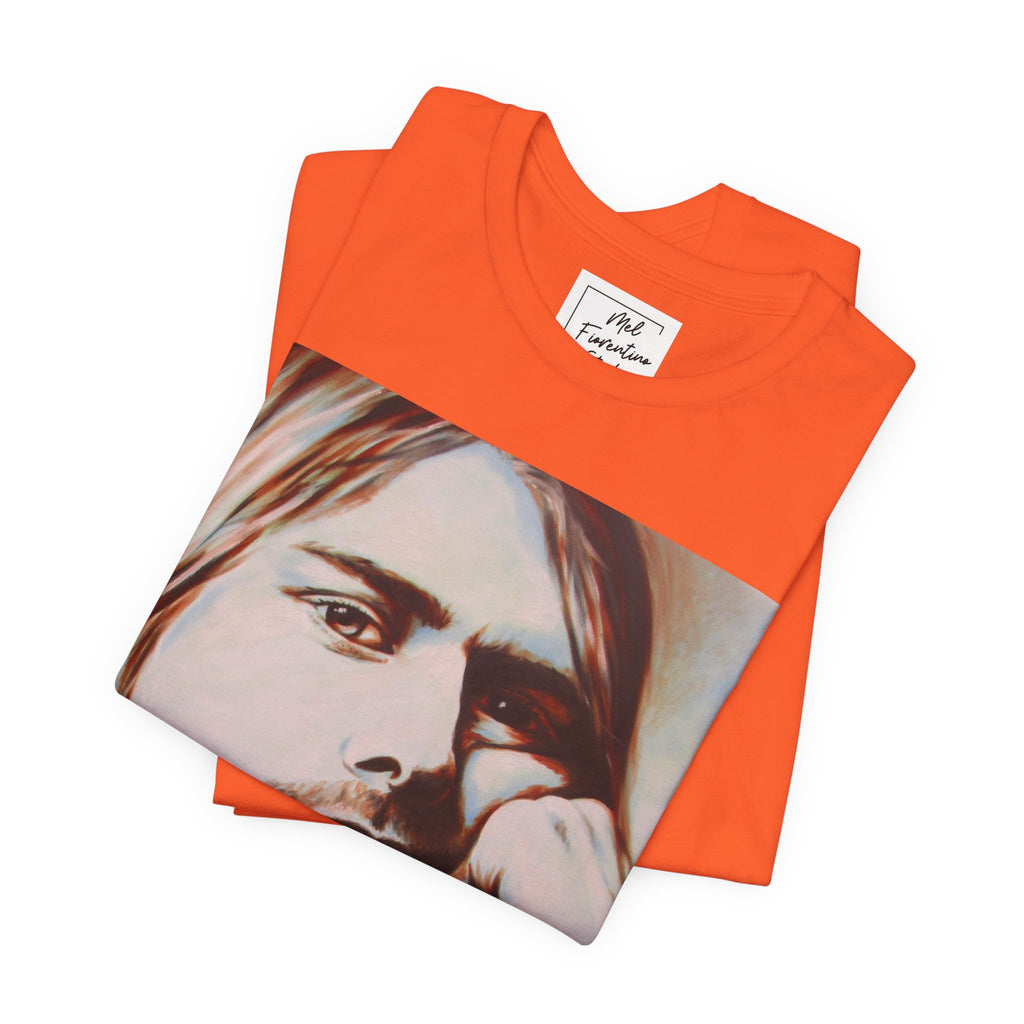 Kurt Cobain Nirvana Unisex Jersey Short Sleeve Tee