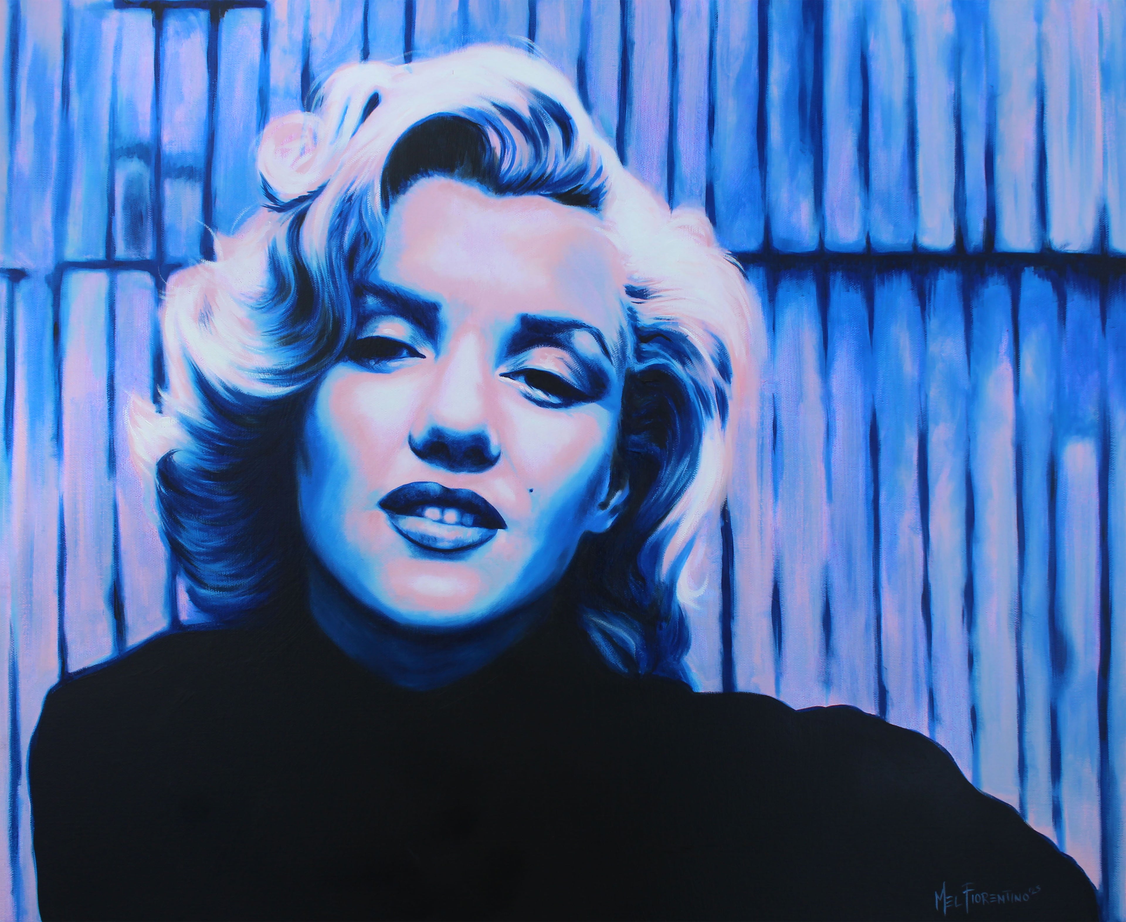 Marilyn Monroe in Blue