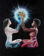 The Divine Creation Original Oil Painting