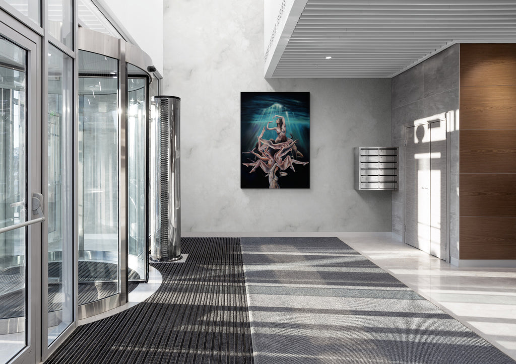 The Primordial Dance Original Oil Painting