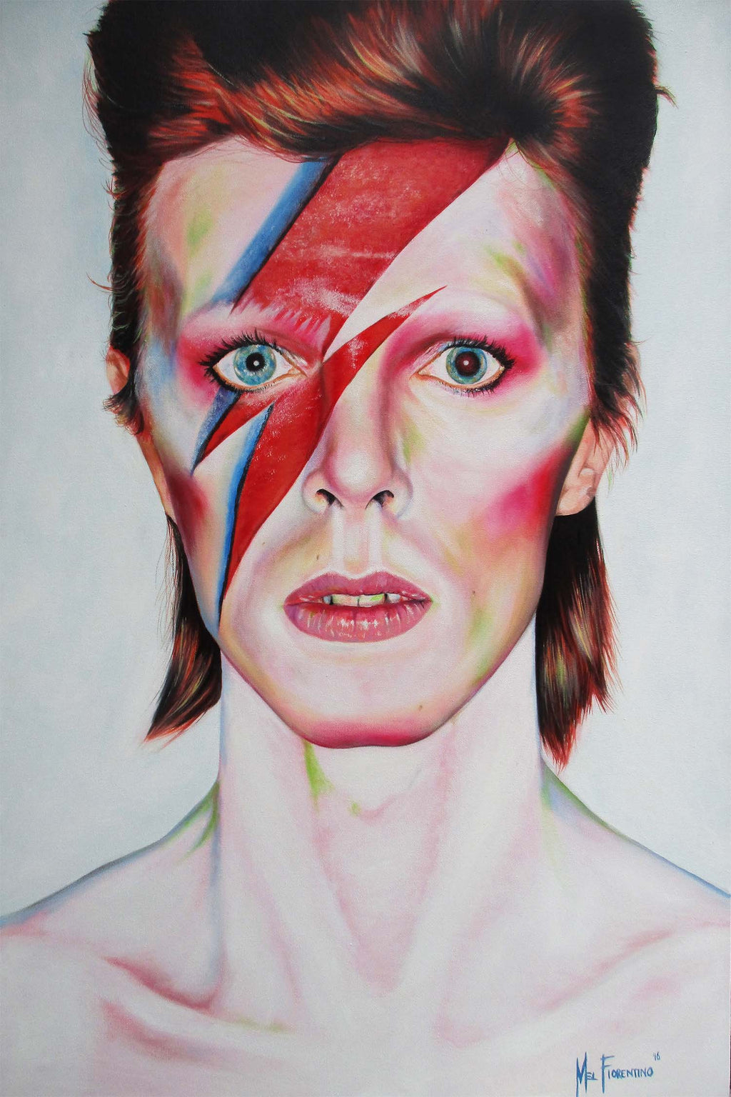 Aladdin Sane Original Painting by Mel Fiorentino