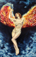 Embracing the Fire Original Painting