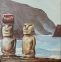 Easter Island Original Oil Painting