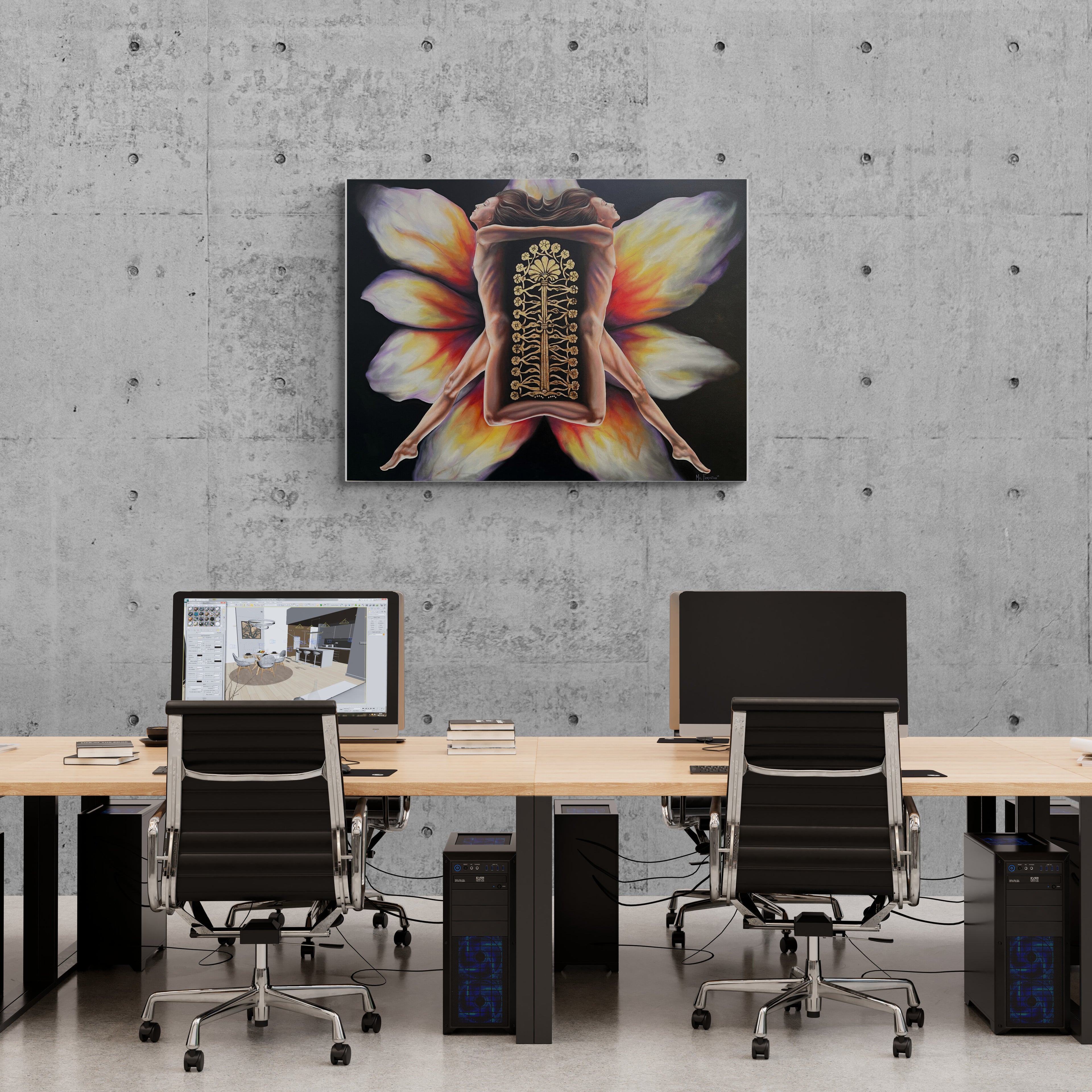 The Door Original Oil Painting