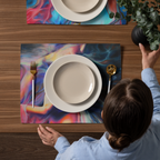 Celestial Collection – Premium Fabric Placemats (Set of 4)